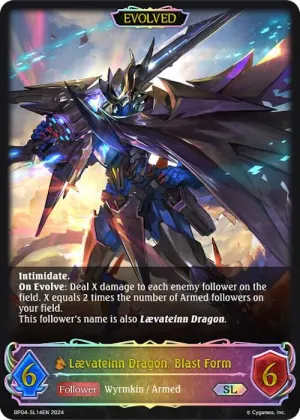 Laevateinn Dragon Blast Form (Evolved)
