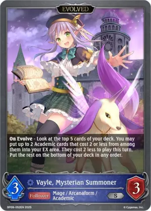 Vayle Mysterian Summoner (Evolved) - P19