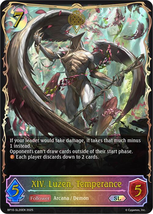 XIV. Luzen Temperance