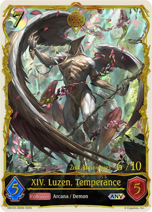 XIV. Luzen Temperance