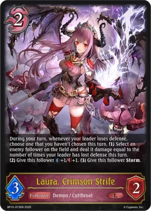 Laura, Crimson Strife