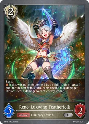 Reno, Luxwing Featherfolk