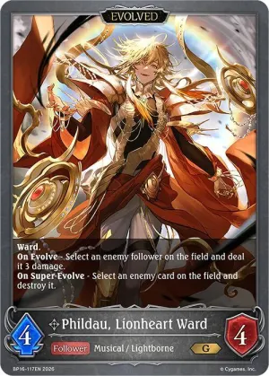 Phildau Lionheart Ward (Evolved) - P26