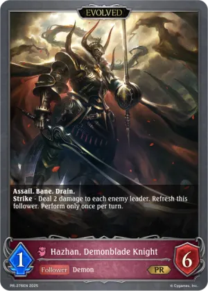 Hazhan, Demonblade Knight (Evolved)