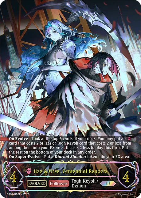 llze &Urzey Centennial Reapers (U)