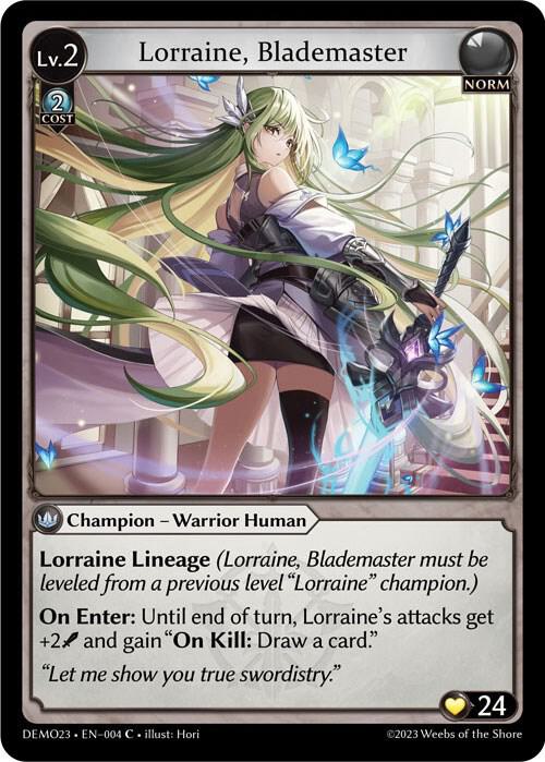 Lorraine Blademaster