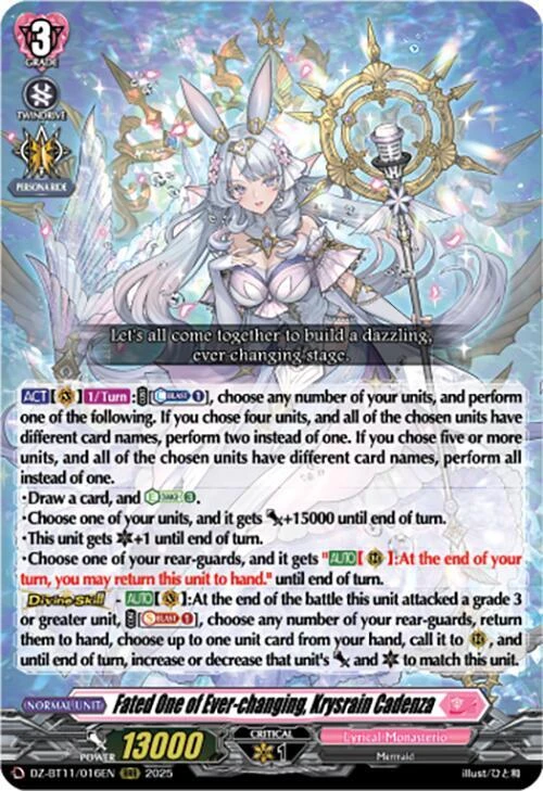 Fated One of Ever changing Krysrain Cadenza