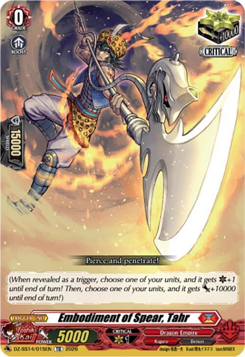 Embodiment of Spear Tahr