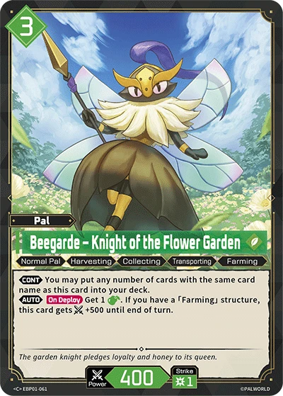 Beegarde - Knight of the Flower Garden