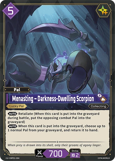 Menasting - Darkness-dwelling Scorpion