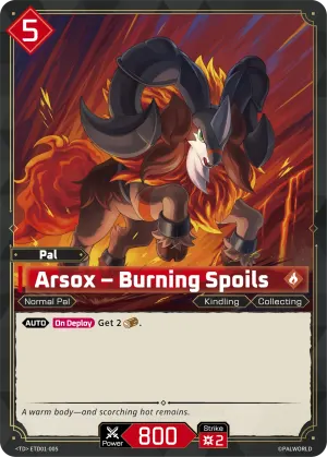 Arsox – Burning Spoils