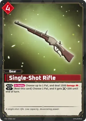 Single-Shot Rifle