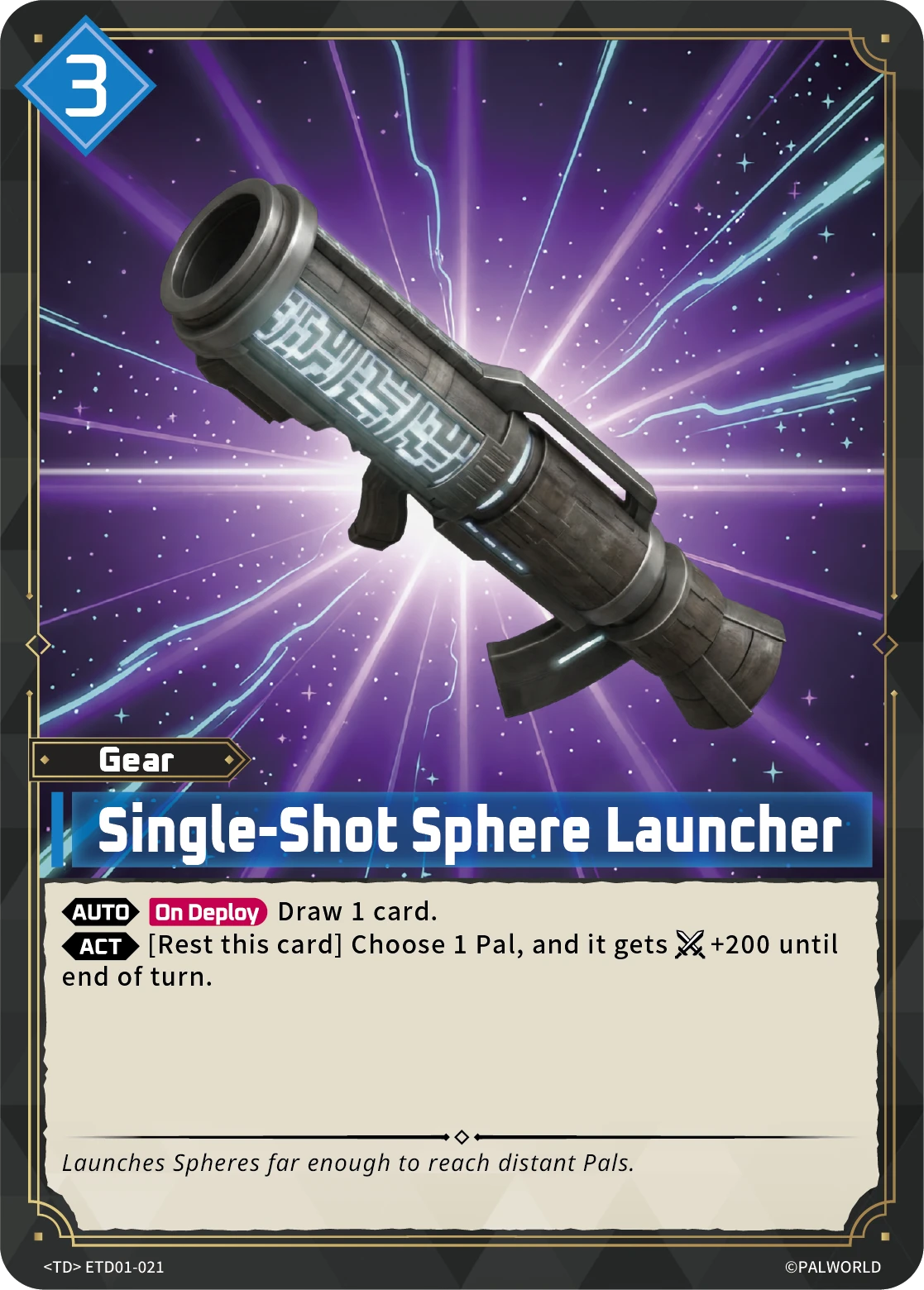 Single-Shot Sphere Launcher