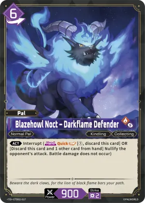 Blazehowl Noct – Darkflame Defender
