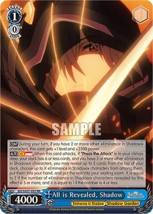 All is Revealed Shadow
