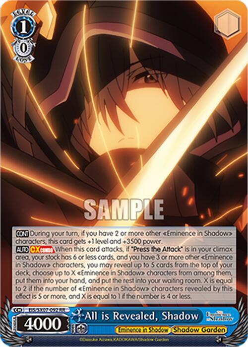 All is Revealed Shadow