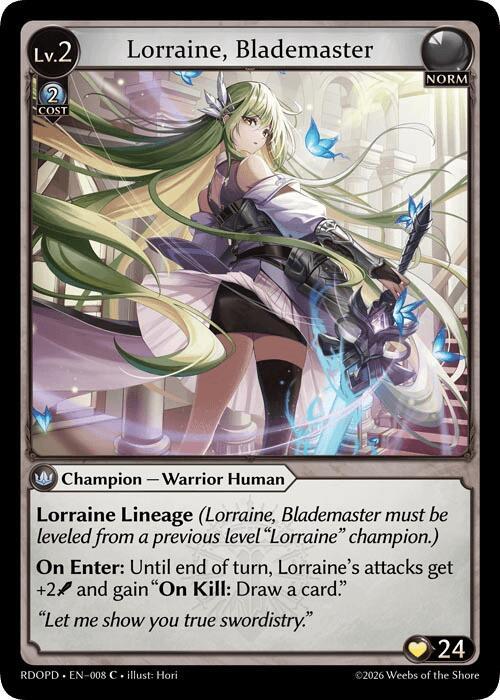 Lorraine Blademaster