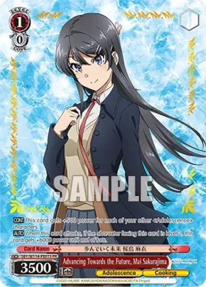 Advancing Towards the Future Mai Sakurajima PR Foil