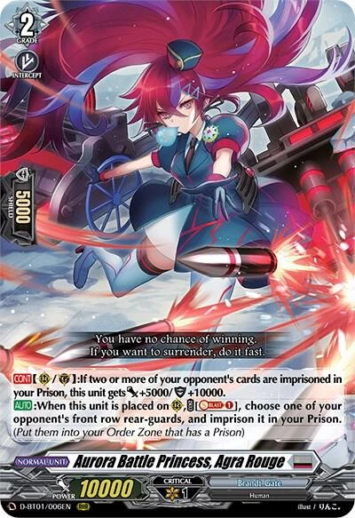 Aurora Battle Princess Agra Rouge
