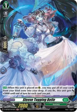 Sleeve Tugging Belle Holo