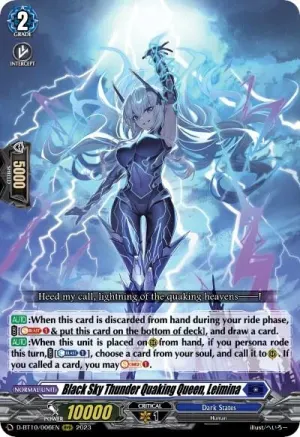Black Sky Thunder Quaking Queen Leimina
