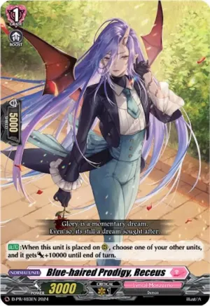 Blue haired Prodigy Receus