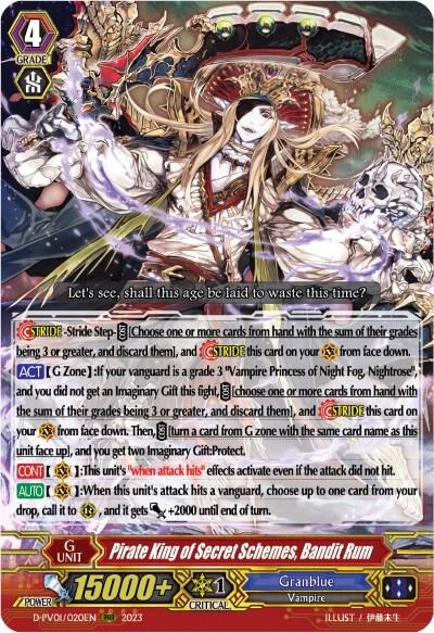 Pirate King of Secret Schemes Bandit Rum