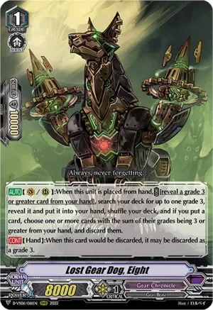 Lost Gear Dog Eight