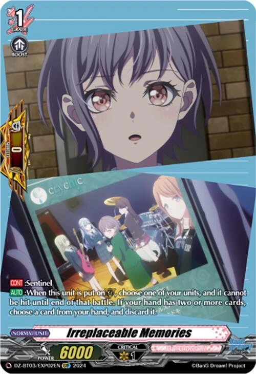Irreplaceable Memories EXP DZ BT03 EXP02EN