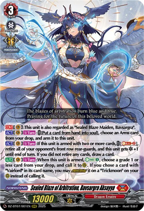 Sealed Blaze of Arbitration Bavsargra Aksayya