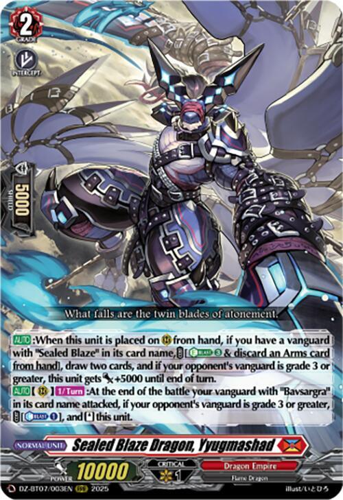Sealed Blaze Dragon Yyugmashad