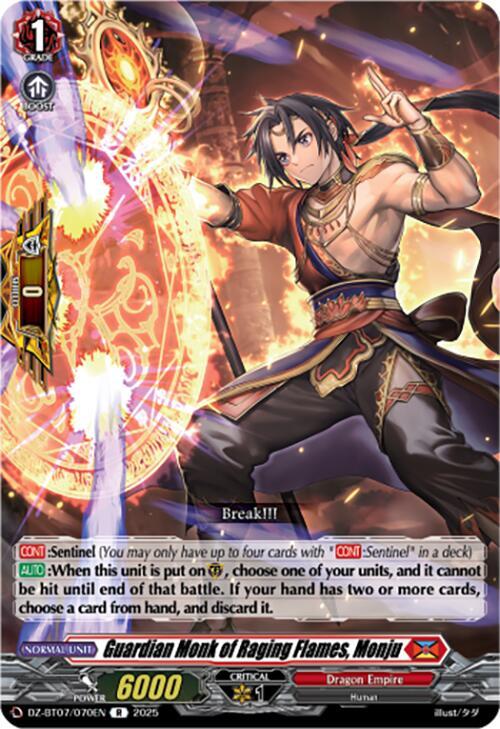 Guardian Monk of Raging Flames Monju