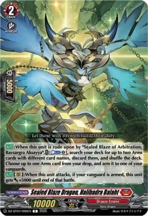 Sealed Blaze Dragon Halibadra Balaht