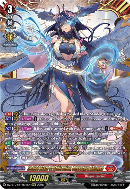 Sealed Blaze of Arbitration Bavsargra Aksayya