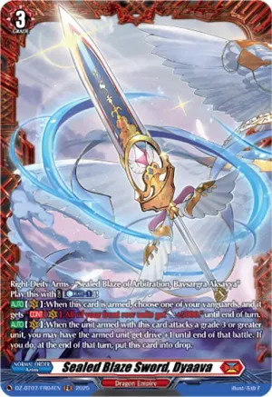 Sealed Blaze Sword Dyaava
