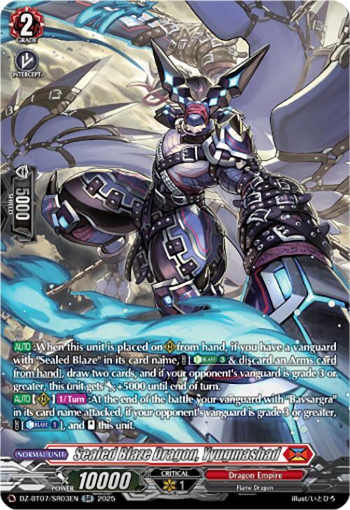 Sealed Blaze Dragon Yyugmashad