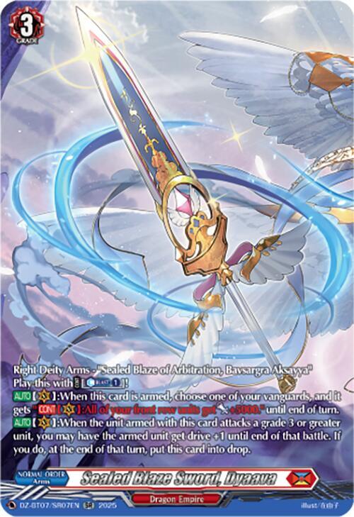 Sealed Blaze Sword Dyaava