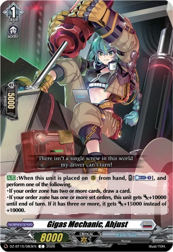 Gigas Mechanic Ahjust