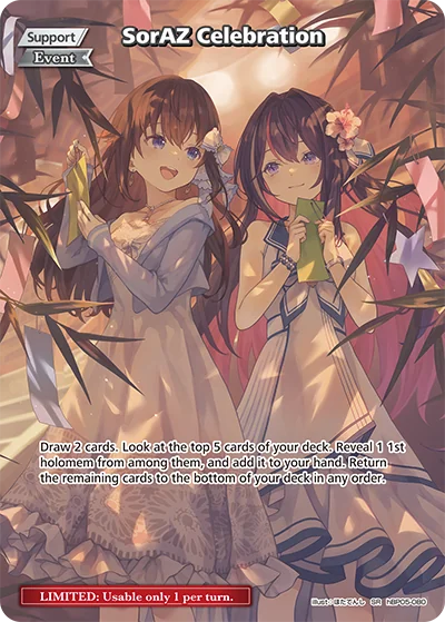 SorAZ Celebration (hBP05-080 SR · 2nd art)