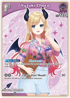 Yuzuki Choco (hSD04-007 U · 2nd art)