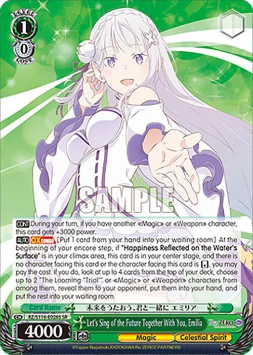 Lets Sing of the Future Together With You Emilia