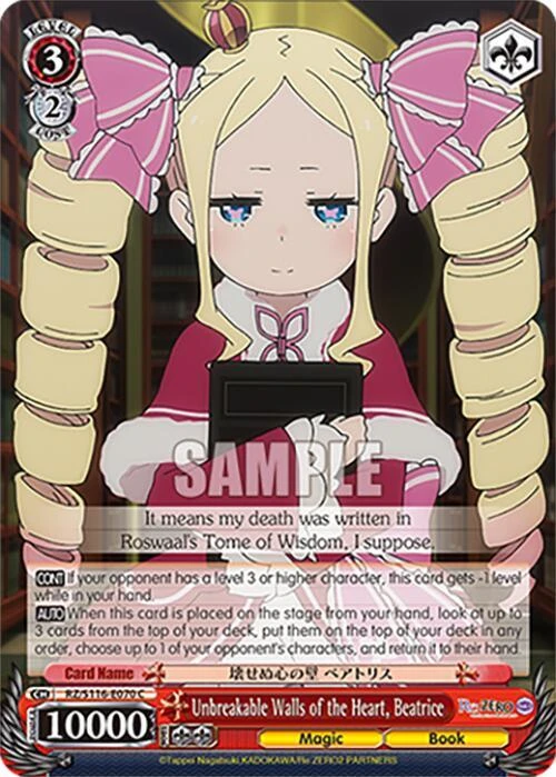 Unbreakable Walls of the Heart Beatrice