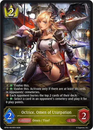 Octrice, Omen of Usurpation (Reprint)