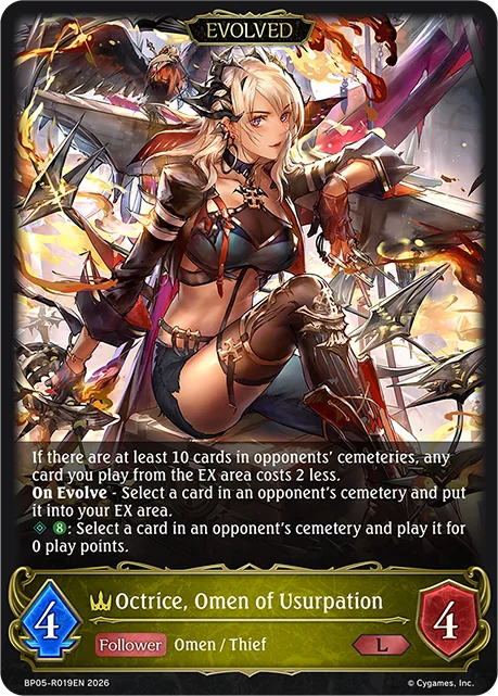 Octrice, Omen of Usurpation (Evolved) (Reprint)