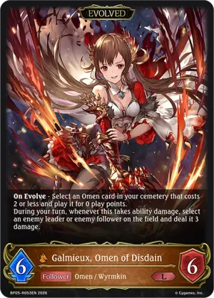 Galmieux, Omen of Disdain (Evolved) (Reprint)