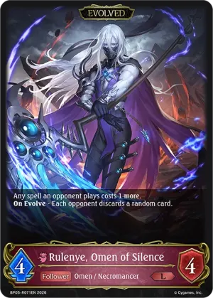 Rulenye, Omen of Silence (Evolved) (Reprint)