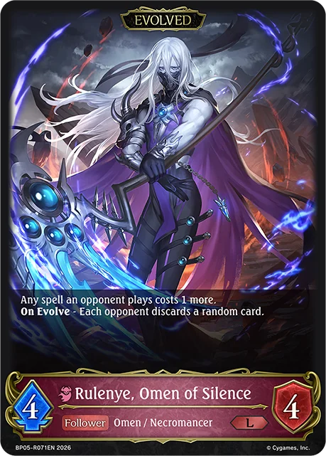Rulenye, Omen of Silence (Evolved) (Reprint)
