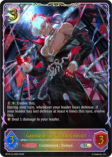 Garodeth, Insurgent Convict