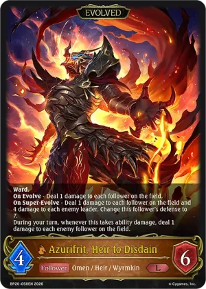 Azurifrit, Heir to Disdain (Evolved)