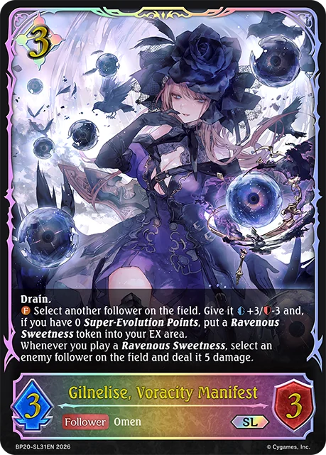 Gilnelise, Voracity Manifest